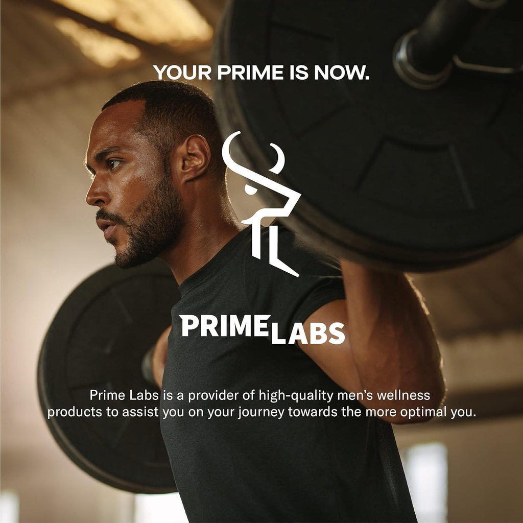 Prime Labs Fadogia Agrestis para Hombres - 600mg por Ración - 180 Cápsulas (90 Días)