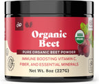 Pure Organic Beet Root Powder - Polvo de Remolacha Ecológica Pura - 8 oz (227 g) - 60 Porciones