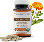 Secrets of the Tribe Pot Marigold USDA Organic 60 Cápsulas – Caléndula officinalis ecológica