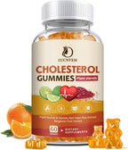 LUCNVEM Gominolas de Colesterol - Suplemento Natural con Esteroles Vegetales, Bergamota y Arroz Rojo - 30 Días