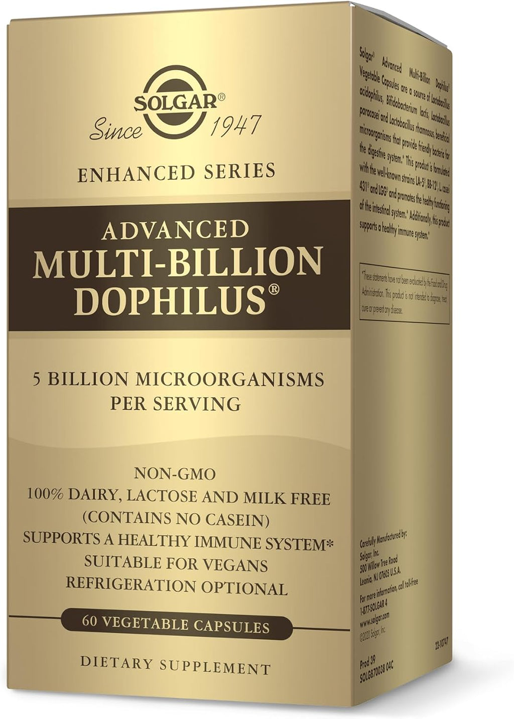 Solgar Multibill Dophilus - 60 cápsulas