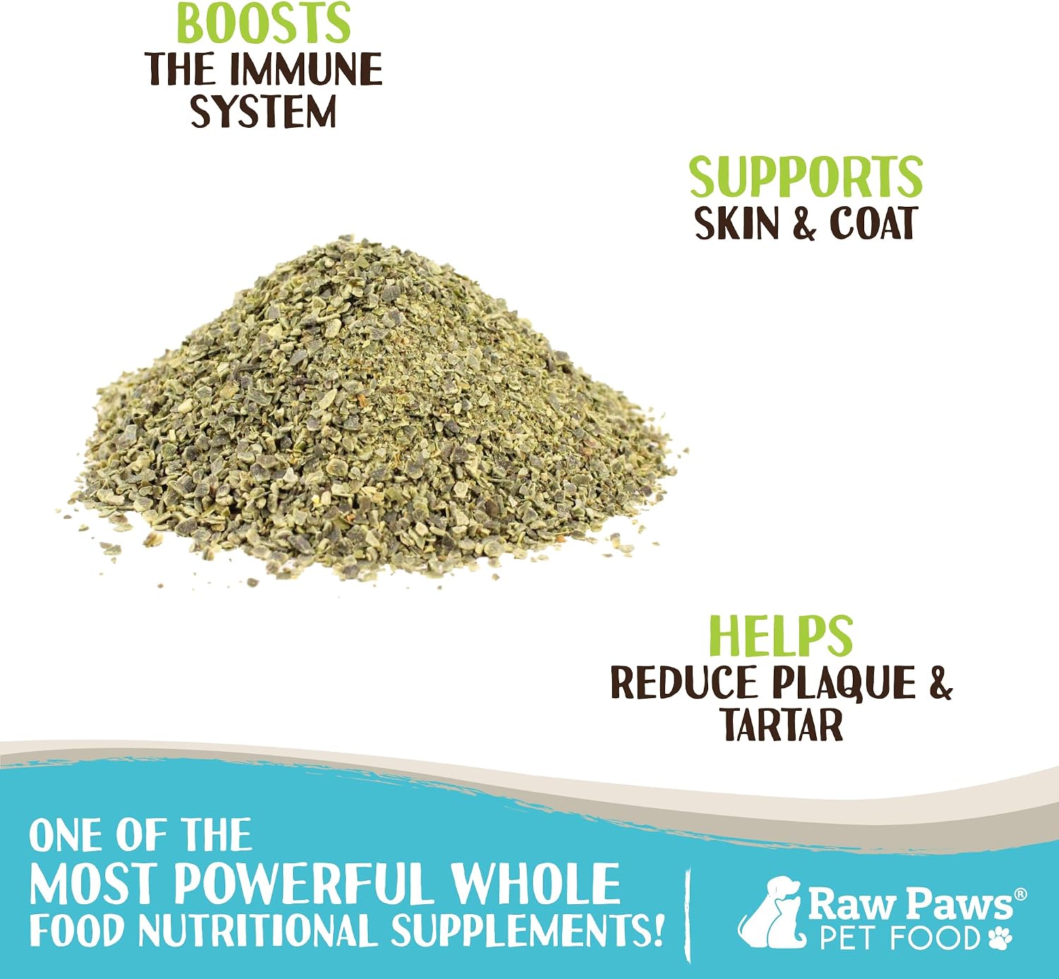 Raw Paws Kelp Orgánico en Polvo para Perros y Gatos - 454g