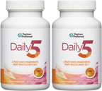 Daily5 Multivitamínico para Hombres y Mujeres, DOCTORS' PREFERRED, 90 Cápsulas Veganas
