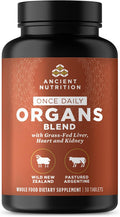 Ancient Nutrition Organ Supplements, Complejo de Órganos Grass-Fed y Silvestre, 30 Cápsulas