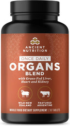 Ancient Nutrition Organ Supplements, Complejo de Órganos Grass-Fed y Silvestre, 30 Cápsulas