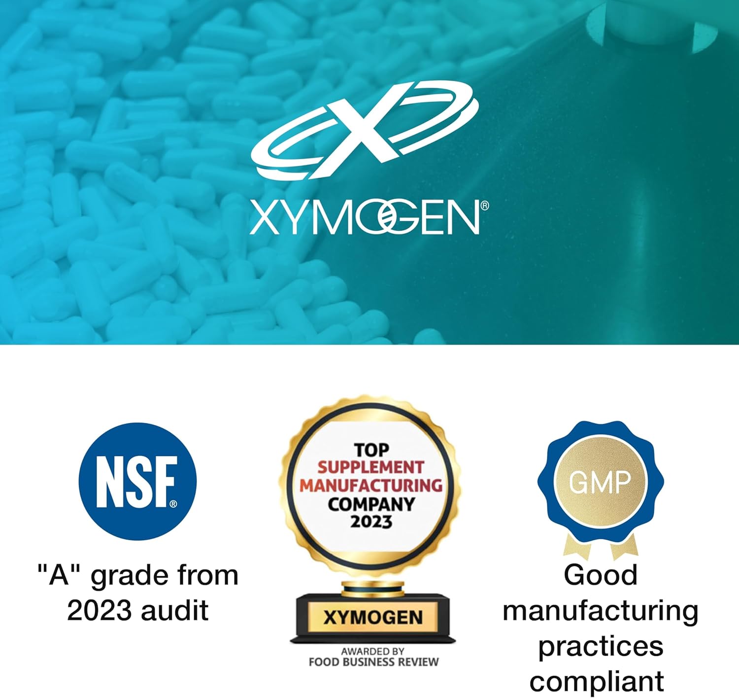 XYMOGEN Immune Essentials Daily - Vitamina C, Zinc y Quercetina - Apoyo Inmunológico Diario, Antioxidante y Respiratorio - 120 Cápsulas