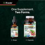 BIO KRAUTER® Extracto de Zarzaparrilla para Limpieza Hepática y Depuración, 60 ml