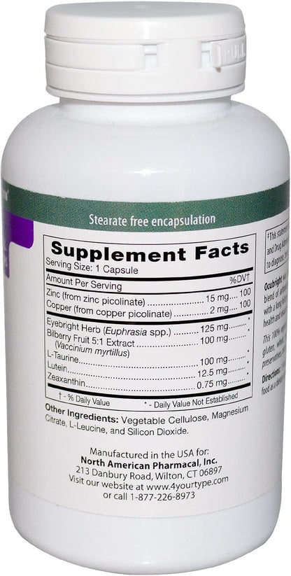 D'Adamo Personalized Nutrition Ocubright, 60 – Vitamina C y E: ayudan a proteger las células del daño oxidativo. – Image 2