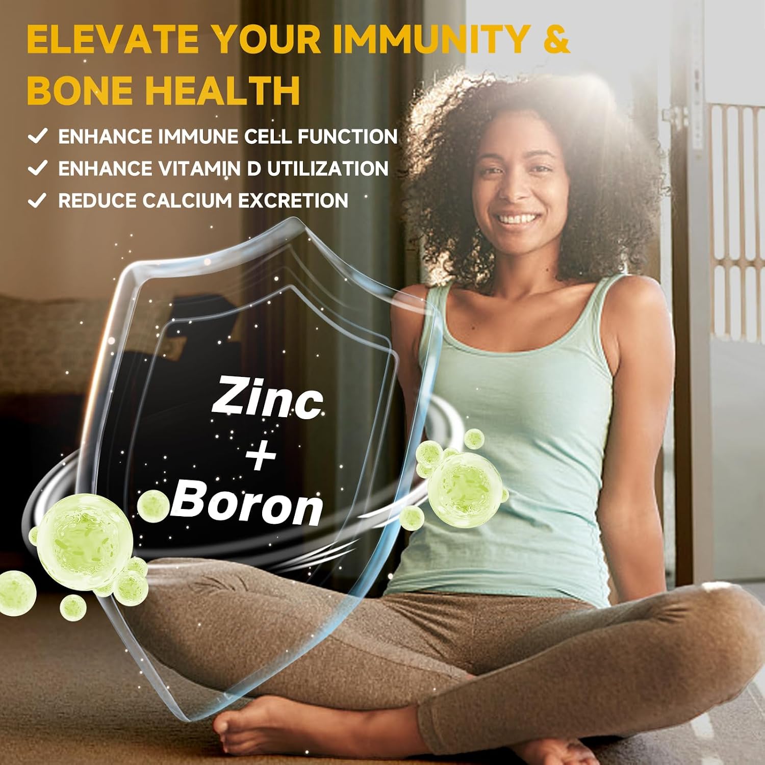 DRFOSTER Vitamina D3 K2 – Alta Potencia 125mcg D3 (5000UI) y 100mcg K2 (MK7) – Salud Ósea, Corazón e Inmunidad – Mejorado con Zinc, Boro y MCT – 120 Cápsulas Veganas, No GMO, Sin Gluten