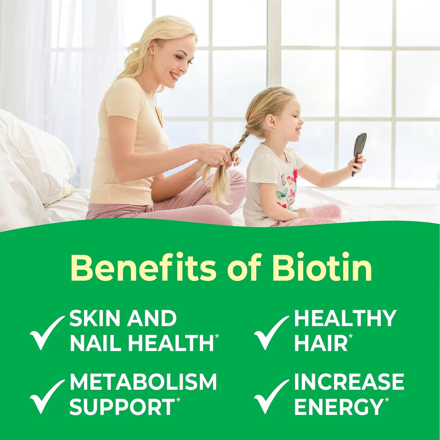 VitaWorks Kids Biotin 5000mcg Comprimidos Masticables - 120 uds