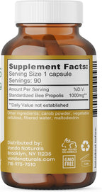 Propóleo Estandarizado, 1000 mg, 90 Cápsulas