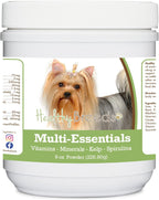 Healthy Breeds Yorkshire Terrier Multi-Essentials Powder for Dogs - Suplemento de Vitaminas, Minerales y Antioxidantes - 8 oz