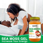 Gel de Musgo Marino Gold Wildcrafted 24 oz (12 Sabores) | 92 Vitaminas y Minerales | Superalimento Vegano No-GMO