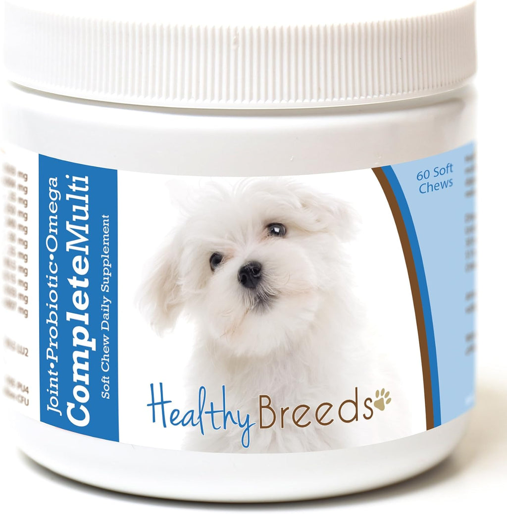 Healthy Breeds Maltese All in One Multivitamin Soft Chew 60 Masticables
