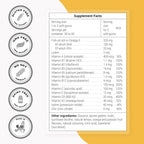 Supersmart Sugar-Free Kids Multivitamin Gummies - 60 Gominolas Multivitamínicas Sin Azúcar para Niños a partir de 3 Años