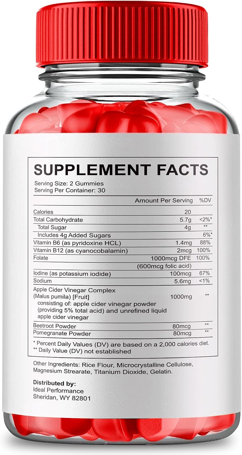 Keto Luxe + Gummies - Gominolas Keto con Vinagre de Manzana y Vitamina B12 (Pack de 3)