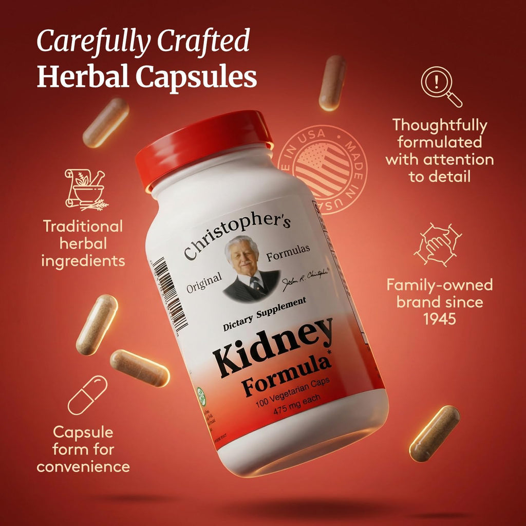 Fórmula Renal de Christopher's Original Formulas - Apoyo Natural para Riñones