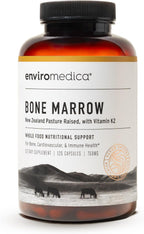 Enviromedica Suplemento de Médula Ósea – Grass-Fed Nueva Zelanda, MCHA, Cartílago Bovino, Colágeno, Vitamina K2 MK7, 120 Cápsulas