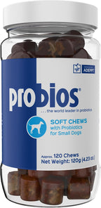 Probios Soft Chews Probióticos para Perros - Salud Digestiva e Inmune - 120 Masticables