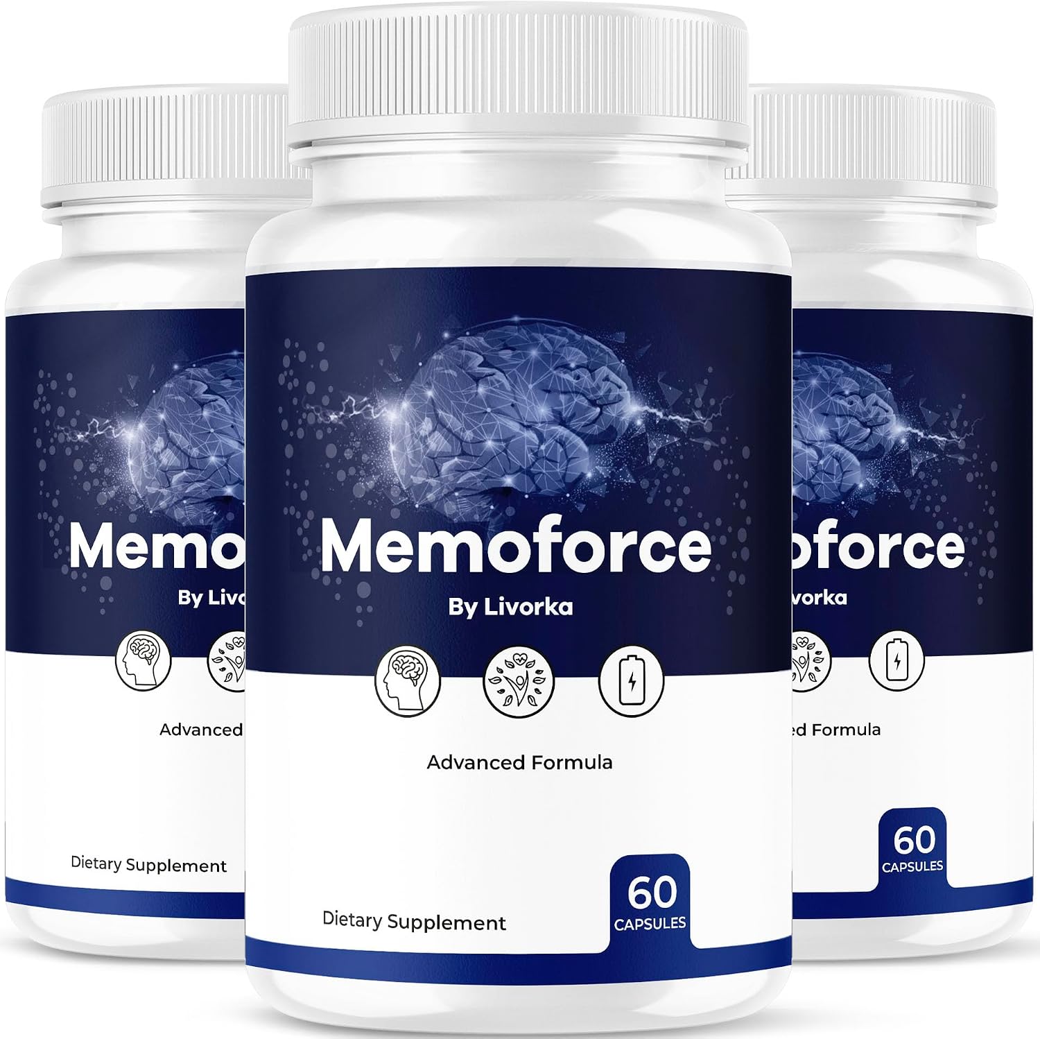 Memoforce Complemento Alimenticio - 180 Cápsulas (3 Pack)
