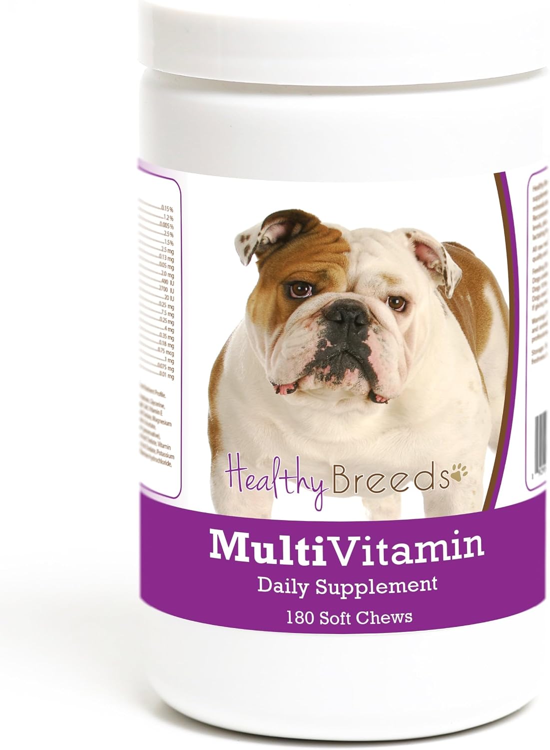 Healthy Breeds Schnoodle Multivitamínico Masticable para Perros, 180 Unidades