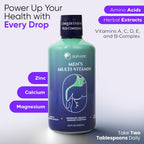 Multivitamínico para Hombre | 960ml (32 Fl.oz) | Sabor Superior | Natural | Energía Líquida | Elevatic
