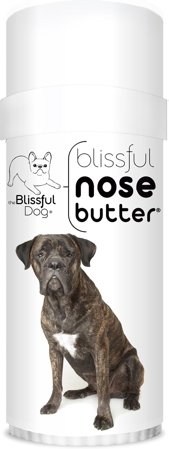 The Blissful Dog Cane Corso Nose Butter, Versatile Dog Nose Balm for Dry Nose, Handcrafted Nose Moisturizer, Easy-to-Apply Dog Essentials, Unscented, 2 oz.