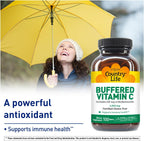 Country Life Vitamina C Tamponada 1000 mg con Bioflavonoides - 100 Comprimidos
