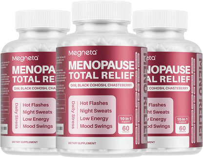Menopause Care, con DIM, Black Cohosh, Chasteberry, Onagra, Linaza y Ashwagandha, 60 Cápsulas