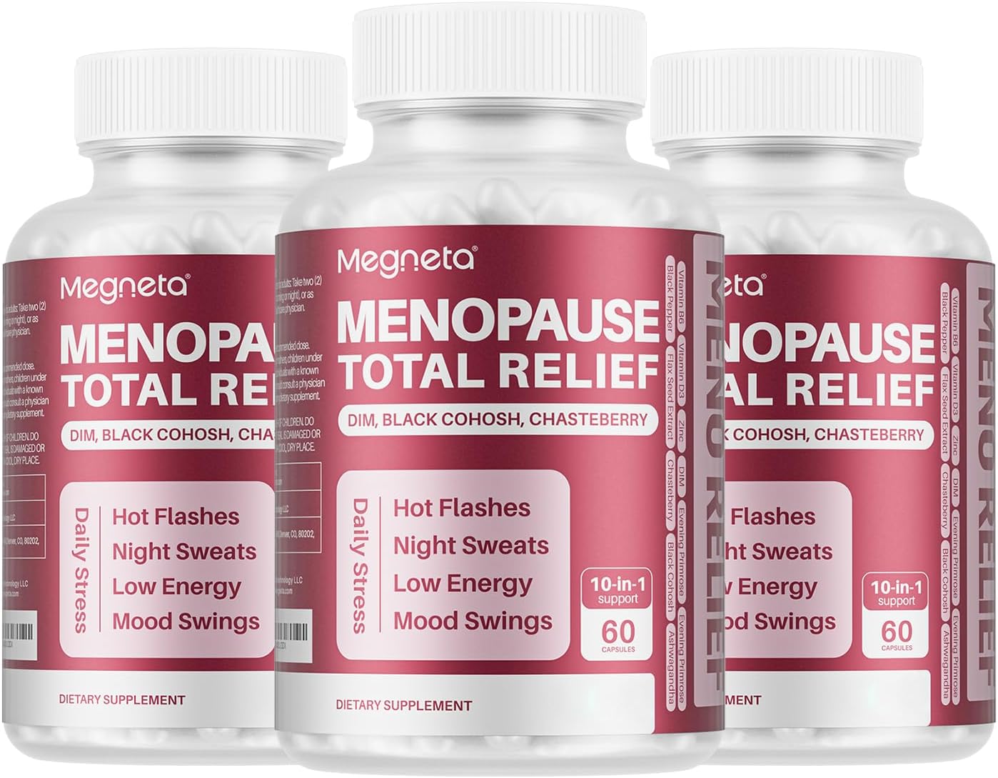 Menopause Care, with DIM, Black Cohosh, Chasteberry, Evening Primrose, Flax Seed & Ashwagandha, 180 Cápsulas