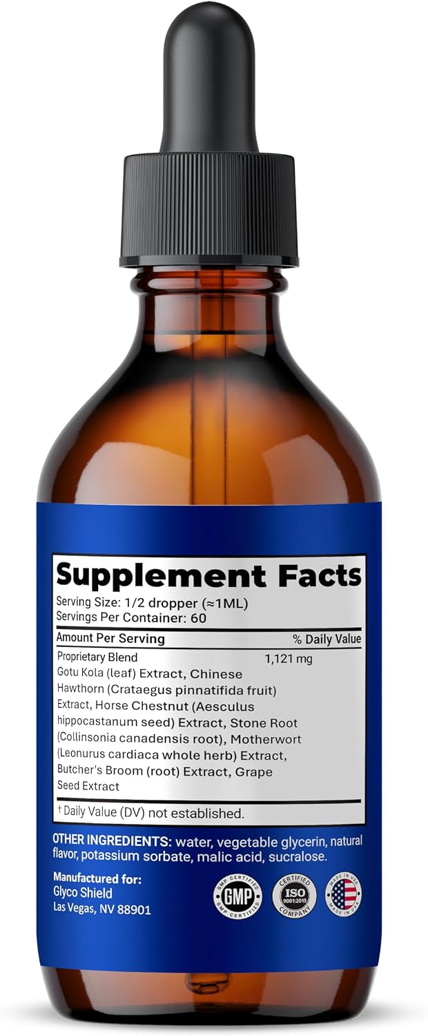 Glyco Shield Drops (3 Pack) - Complemento Líquido Natural para el Bienestar General