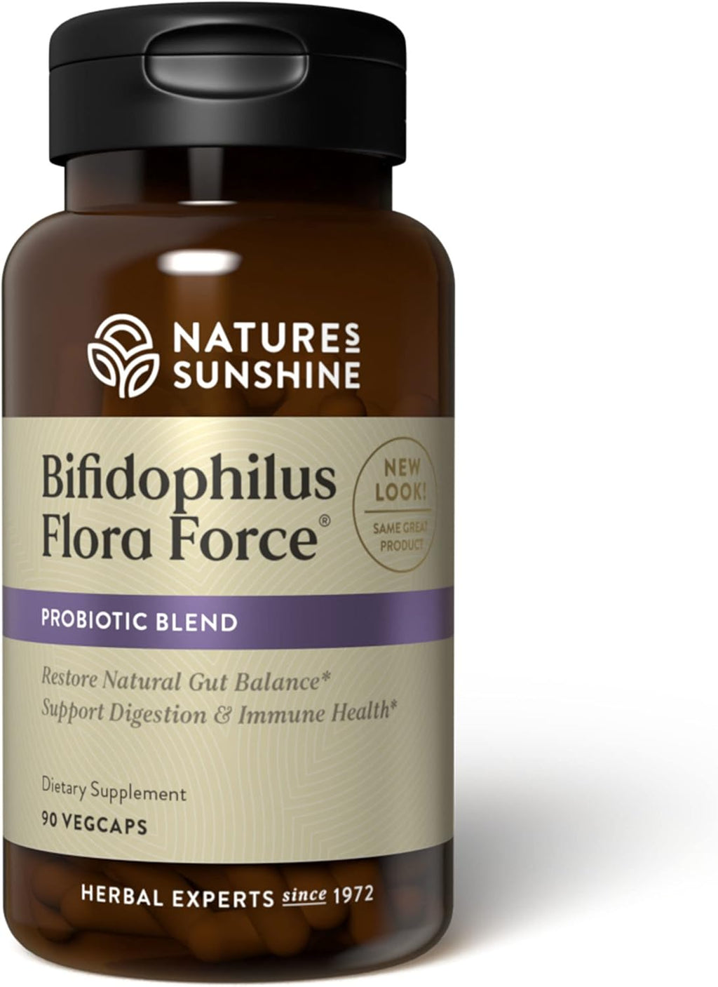 Nature's Sunshine Bifidophilus Flora Force, 90 Cápsulas