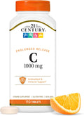 Vitamina C 1000 mg Liberación Prolongada - 21st Century (110 Comprimidos)