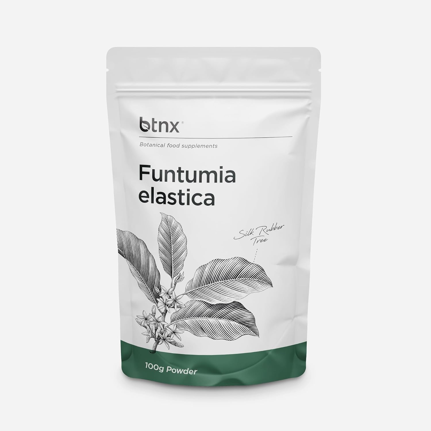 Funtumia Elastica Powder – Apoyo Respiratorio – Cápsulas Veganas
