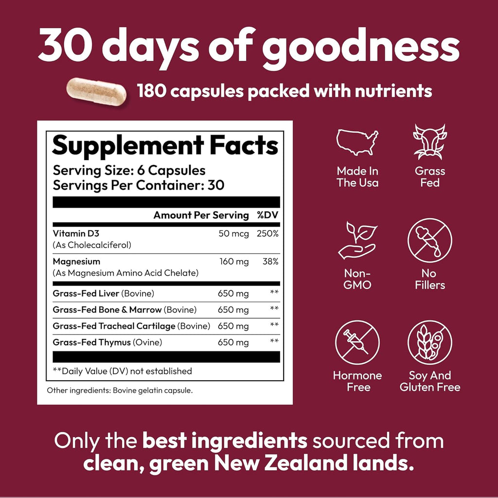 Strong Jaw Gum Restore - Suplemento para la Salud de Encías y Dientes, 180 Cápsulas