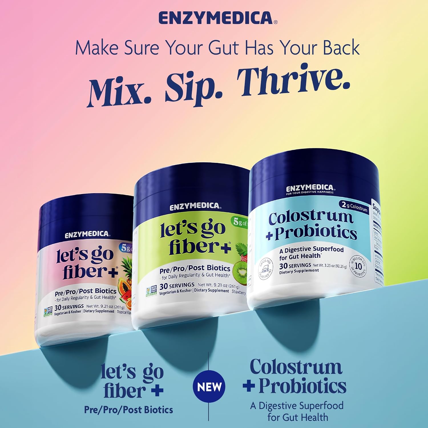 Enzymedica Colostrum Plus Probiotic, 3.25 OZ (92 g)
