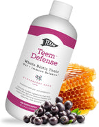 Teem Defense - Probiótico Líquido con Saúco, Prebiótico, Probiótico y Postbiótico, 480 ml