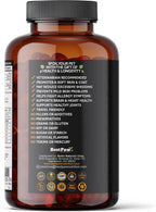 Wild Alaskan Salmon Oil for Dogs and Cats | Omega 3 Fish Oil Soft Gel Capsules | Skin and Coat, Joint and Heart Support | 1000mg EPA DHA | 120 Count