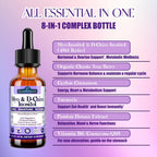 AuraraNeNourish Myo-Inositol & D-Chiro Inositol 40:1 Suplemento Líquido para Mujer