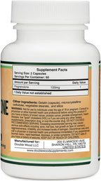 Pregnenolona 100 mg por dosis (Convertido a progesterona) - Probado por terceros - 120 Cápsulas (50 mg por cápsula) No transgénico - Double Wood