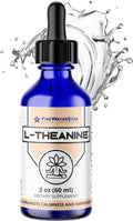 FWS L-Teanina Gotas Líquidas - 200mg por dosis, L-Teanina Pura 99%, Orgánico, Vegano