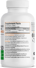 Bronson Vitamina B12 1000 mcg de Liberación Sostenida - 250 Tabletas