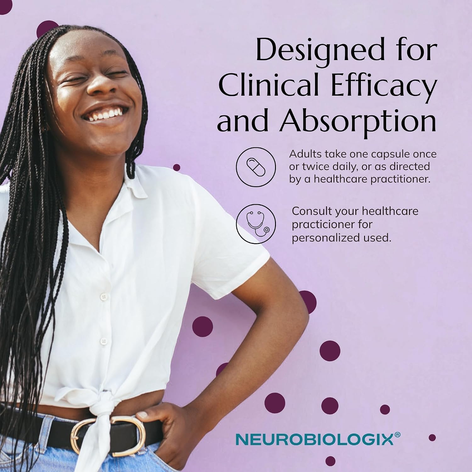 Neurobiologix D-Chiro Inositol 500 mg, 60 Cápsulas Vegetales
