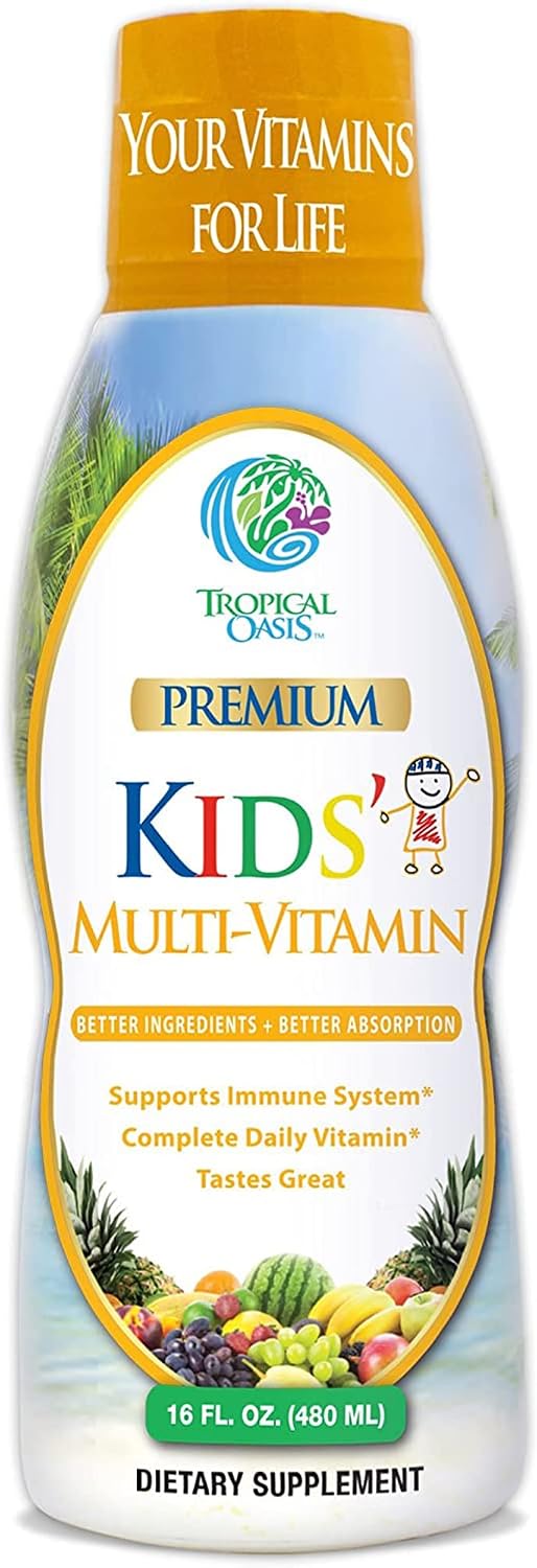Tropical Oasis Children's Multivitamin & Mineral - Liquid 473 ml (16 oz)