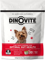 Dinovite Probióticos para Perros, Polvo Probiótico para Perros Pequeños (1-18 lb), Salud Digestiva y Piel con Omega-3, 30 Porciones
