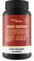 Nerve Support Nervogen Pro Max - Fórmula Premium para la Salud Nerviosa con Vitamina C, D y Cúrcuma