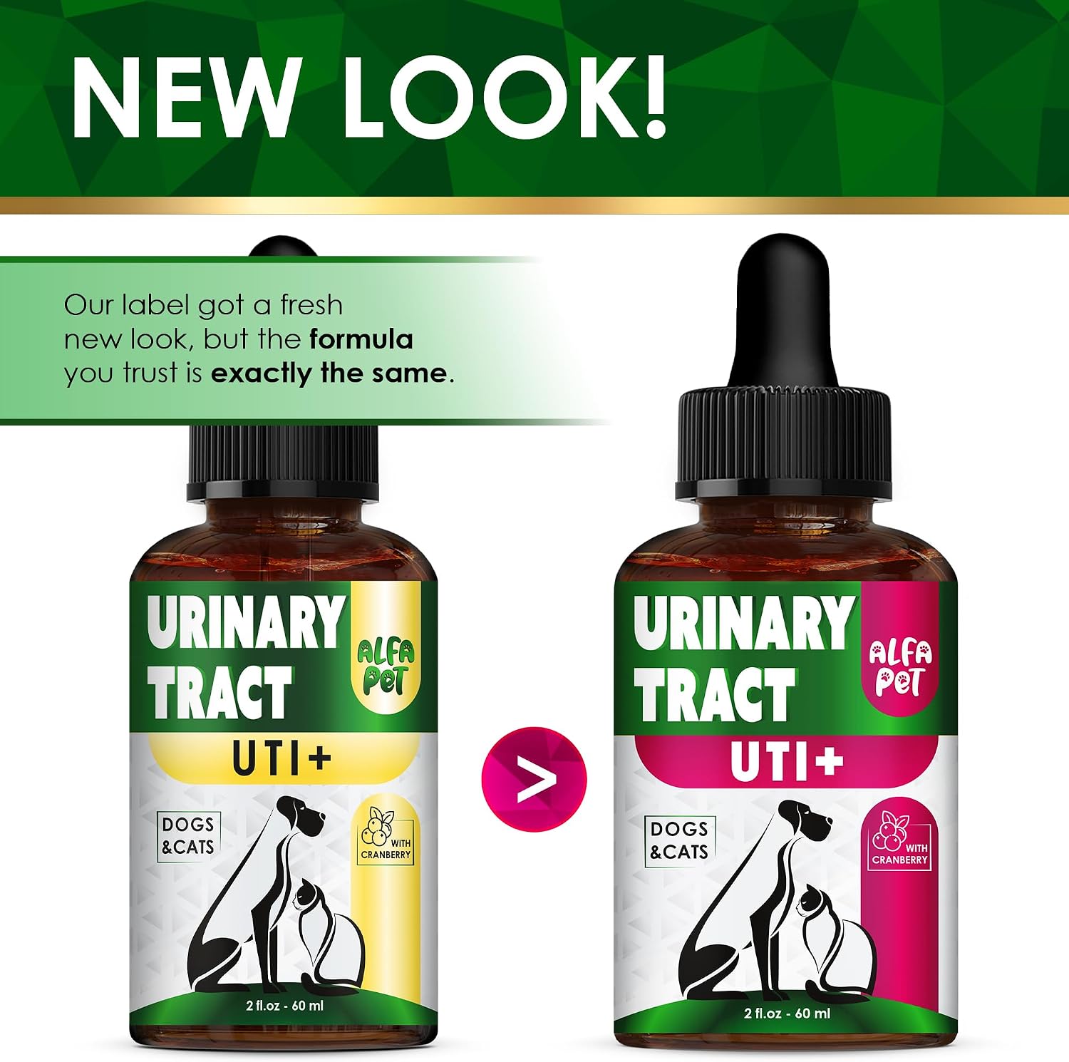 Complemento Urinario con Arándano para Perros y Gatos - Gotas para el Apoyo Renal y Vesical - 60 ml