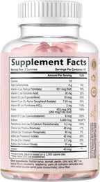 Gominolas de Biotina 5000 mcg Sin Azúcar - Apoyo Nutricional para Cabello, Piel y Uñas - 120 Gominolas Vegetarianas
