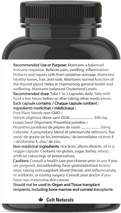 Celt Immunocare 60 cápsulas - Apoyo – Linaza (semilla de lino): Fuente de ácidos grasos omega-3 y fibra, que – Image 9