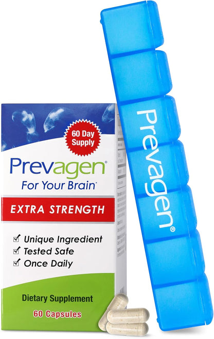 Prevagen Extra Strength – 60 Cápsulas (2 Meses) con Apoaequorina y Vitamina D3 – Image 1